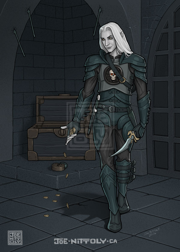 'Eladrin Rogue' by Joe Nittoly