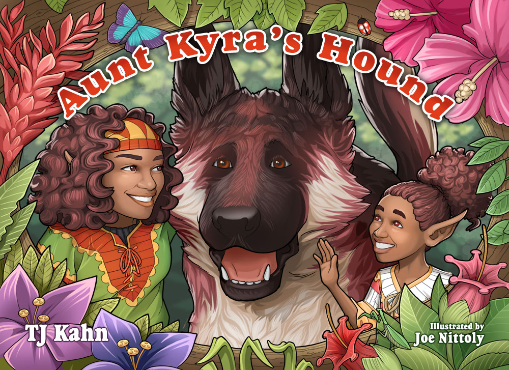 Cover Illustration for Aunt Kyra's Hound