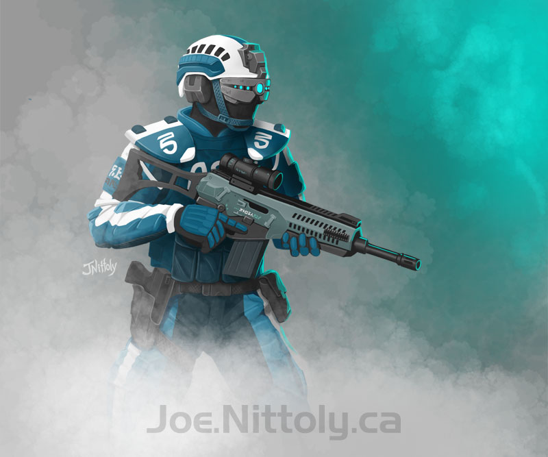 'A-SEC Enforcer' by Joe Nittoly