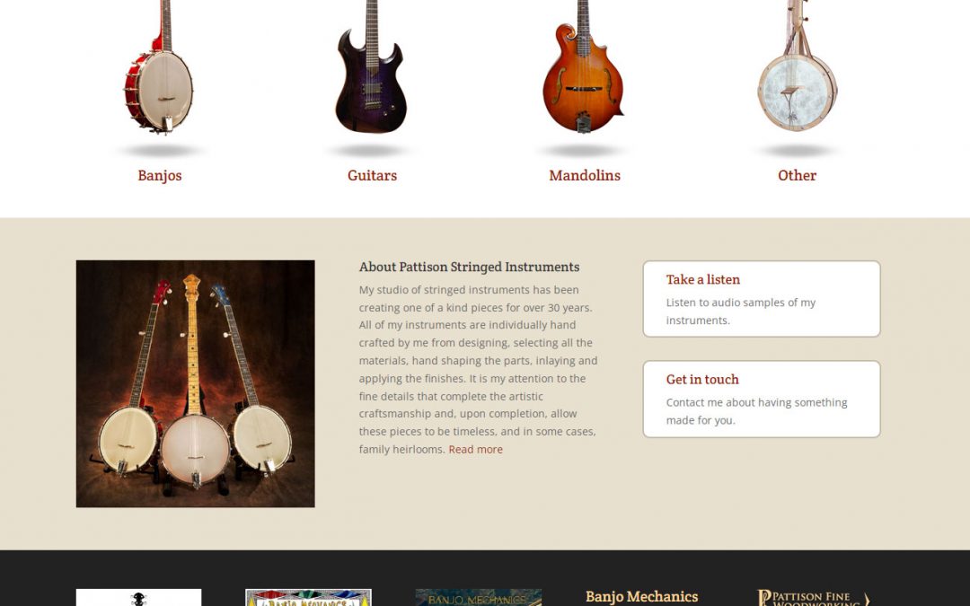 Pattison Stringed Instruments Website
