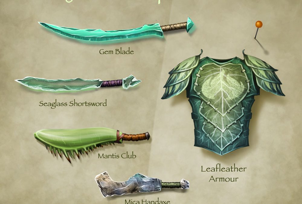 Faery-sized Weapons & Armour