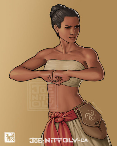 'Human Female Monk' by Joe Nittoly