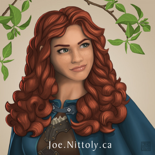 'Rowan, Human Ranger' by Joe Nittoly