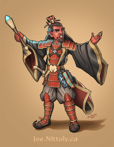 'Gashuuryabek, Hobgobling Wizard' by Joe Nittoly