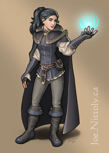 'Jude, human warlock' by Joe Nittoly