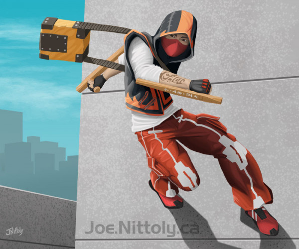 'Free Runner' by Joe Nittoly