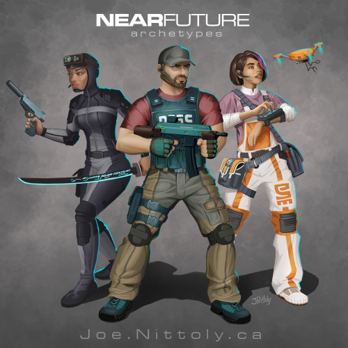 'NearFuture Shard City Archetypes' by Joe Nittoly
